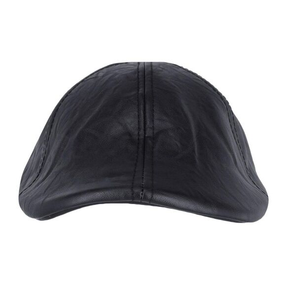 Epoch Hats Company Men's Faux Leather Duckbill Ivy Cap - Picture 2 of 4